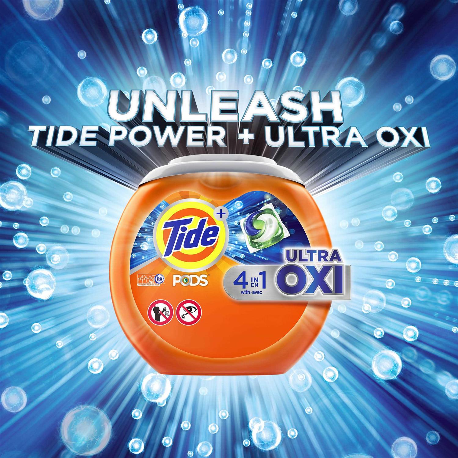 Tide Laundry Detergent Pods Ultra Oxi - Image 5