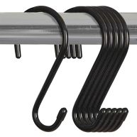 Smart Design Premium S Hooks with Rubber Gripped Finish Set of 6