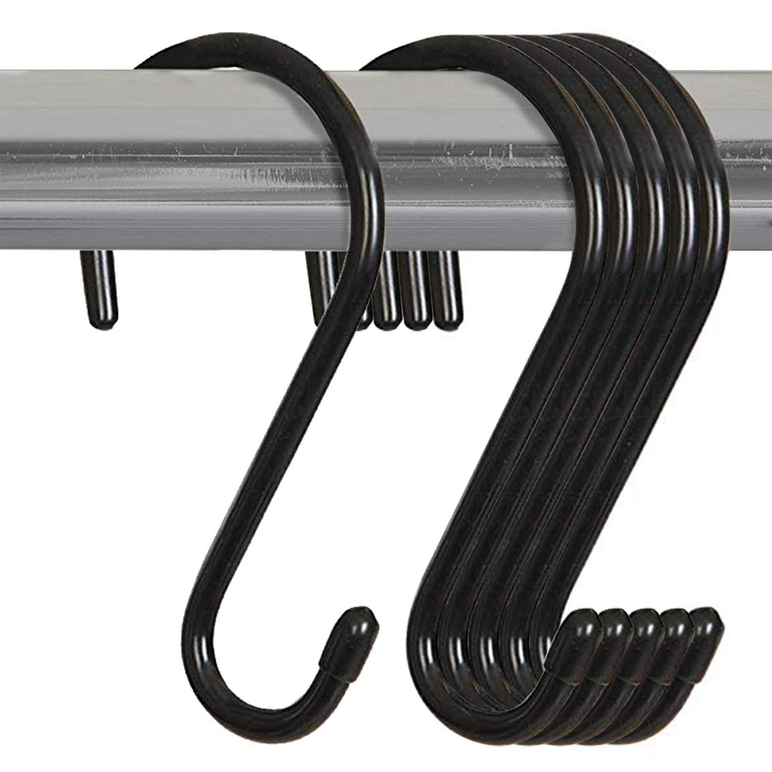 Smart Design Premium S Hooks with Rubber Gripped Finish Set of 6