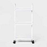 Room Essentials Narrow Storage Cart White
