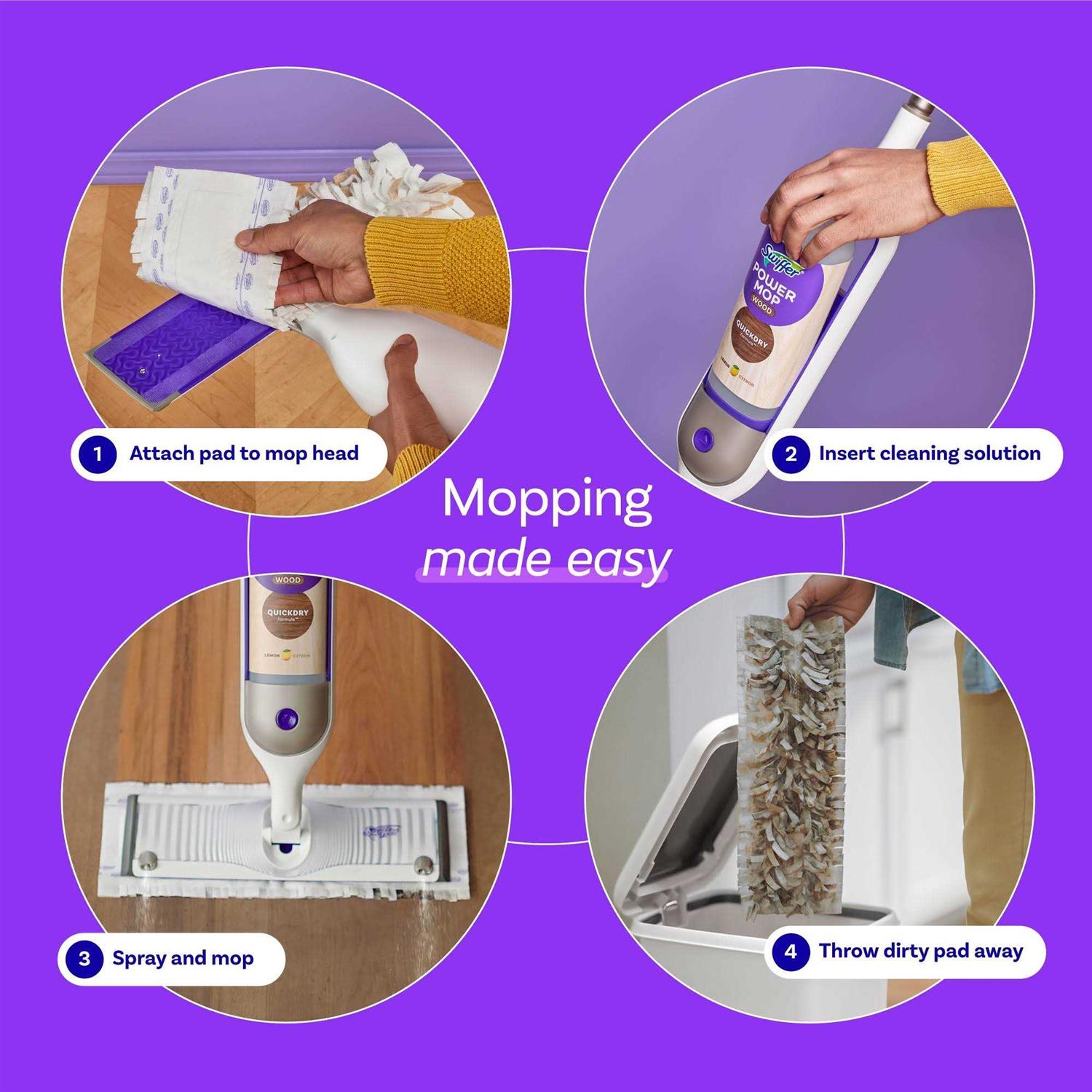 Swiffer Power Mop Wood Kit - Image 2