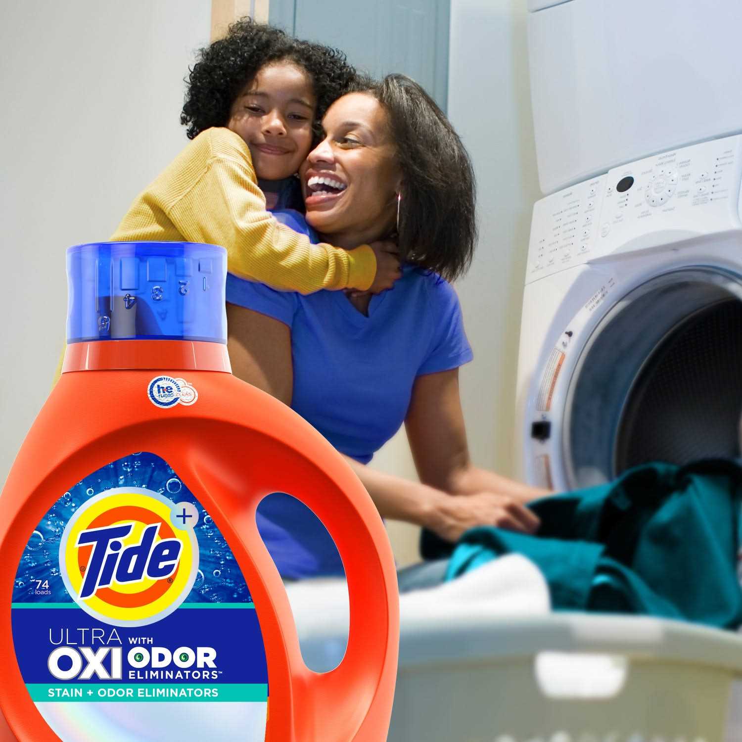 Tide Laundry Detergent Liquid Ultra Oxi - Image 2