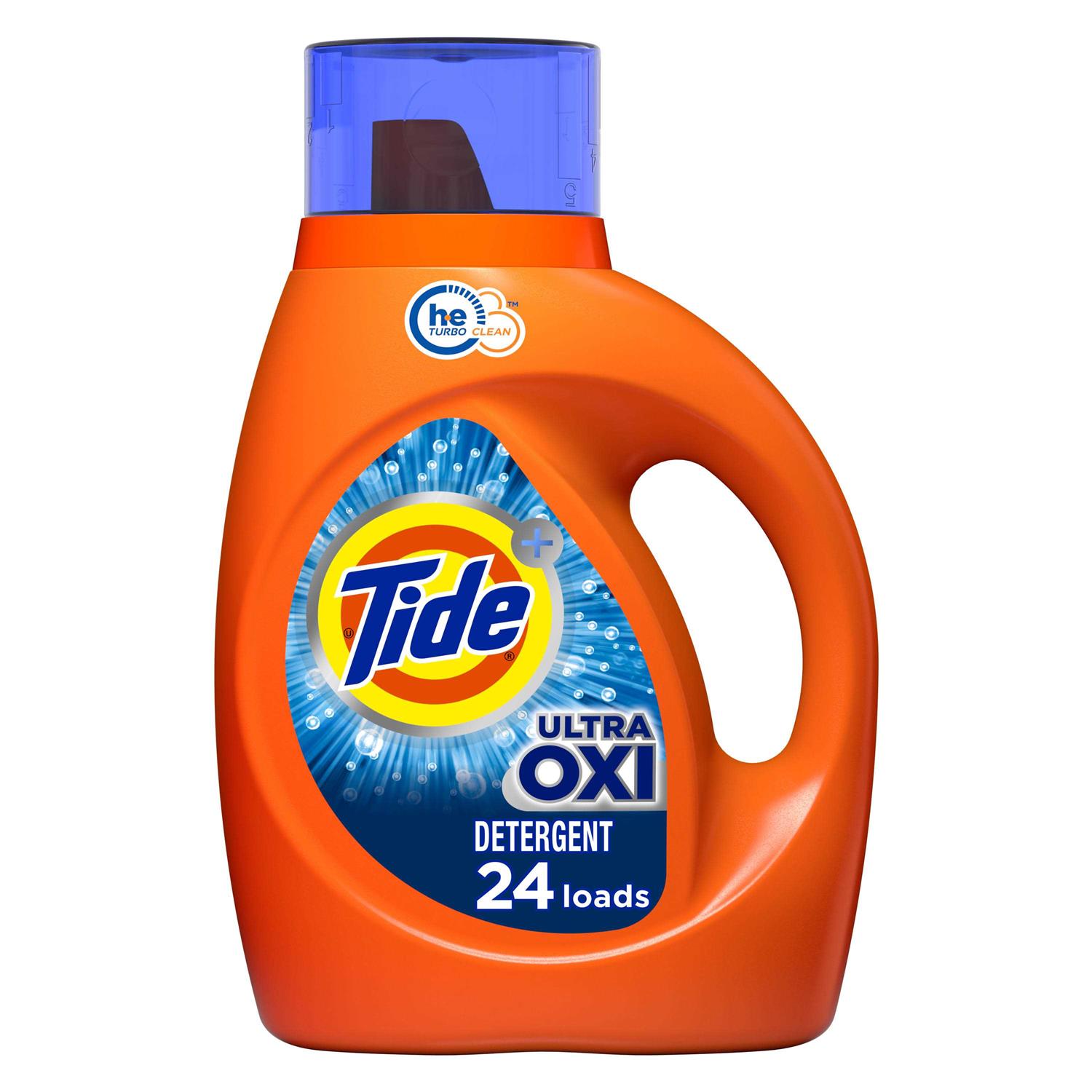 Tide Laundry Detergent Liquid Ultra Oxi