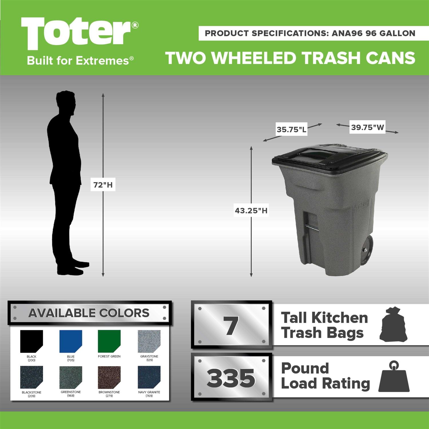 Toter Trash Can Wheels and Lid - Image 2