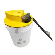 Upgraded 5 Gallon Bucket lid,Bucket lid Trap Door Style,Indoor Outdoor