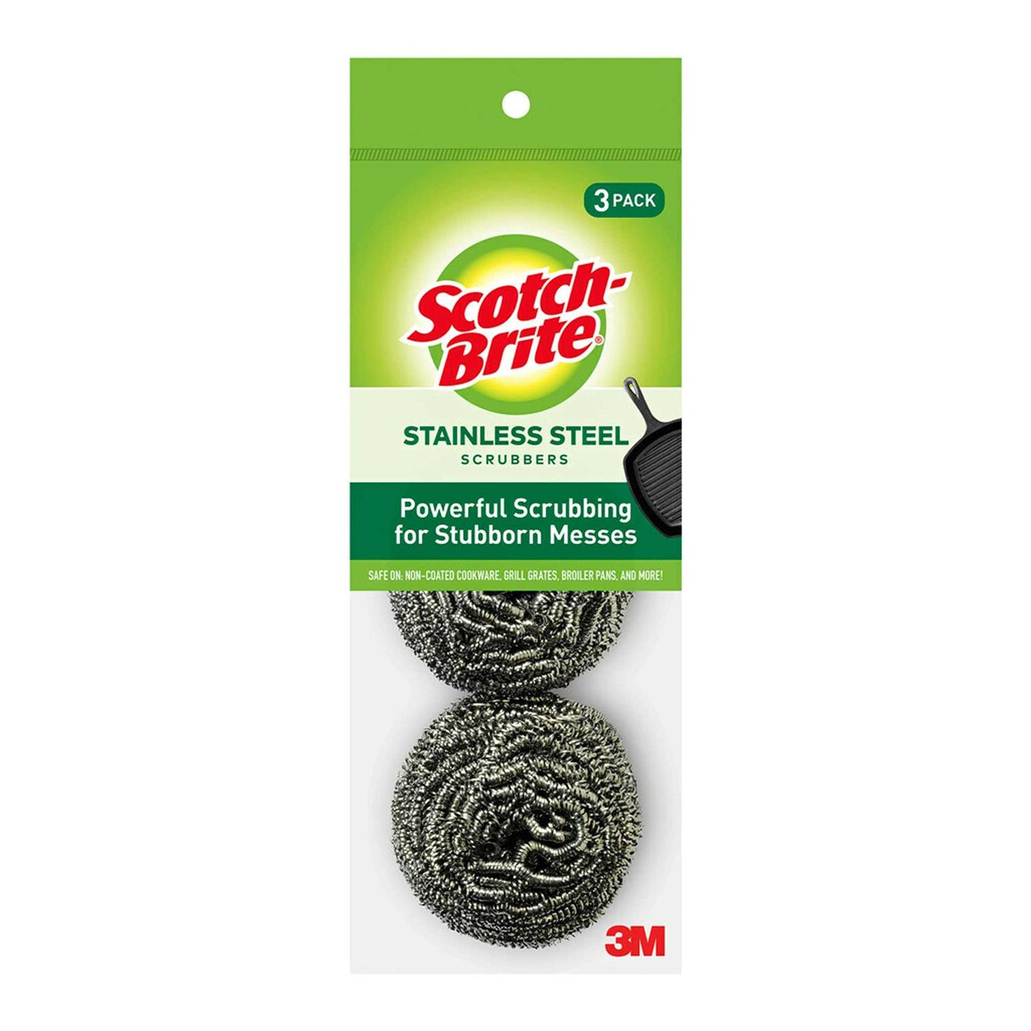 Scotch-Brite Stainless Steel Scouring Pads
