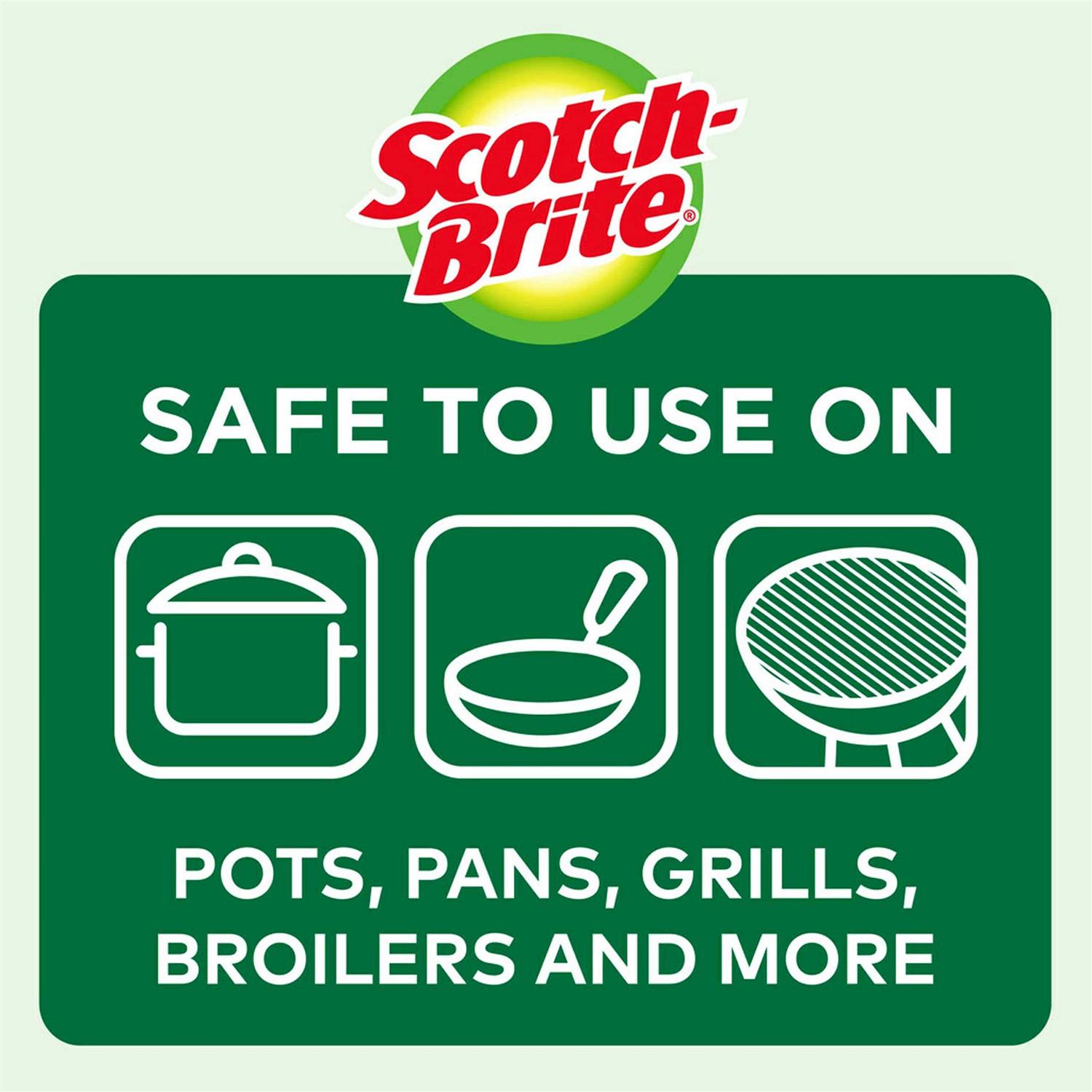 Scotch-Brite Stainless Steel Scouring Pads - Image 2