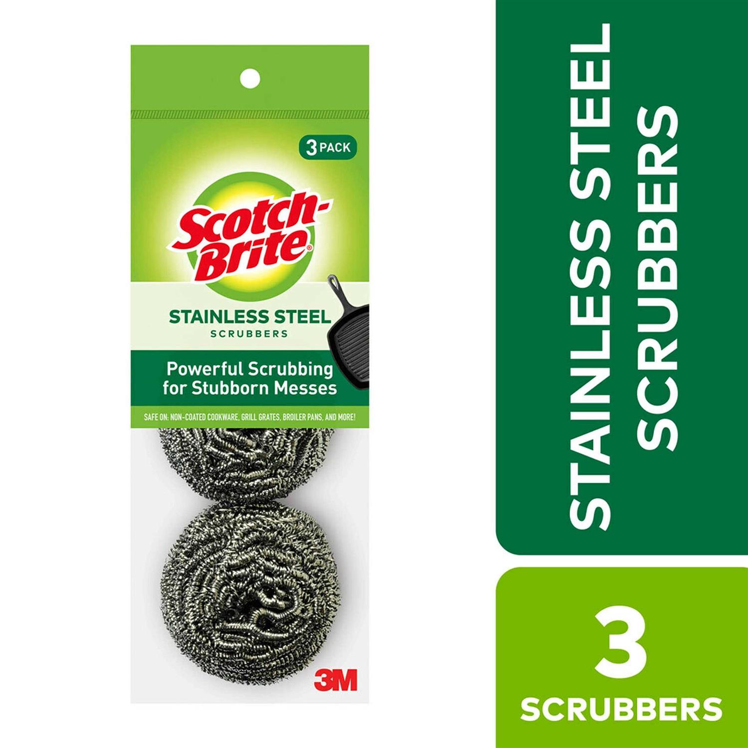 Scotch-Brite Stainless Steel Scouring Pads - Image 3