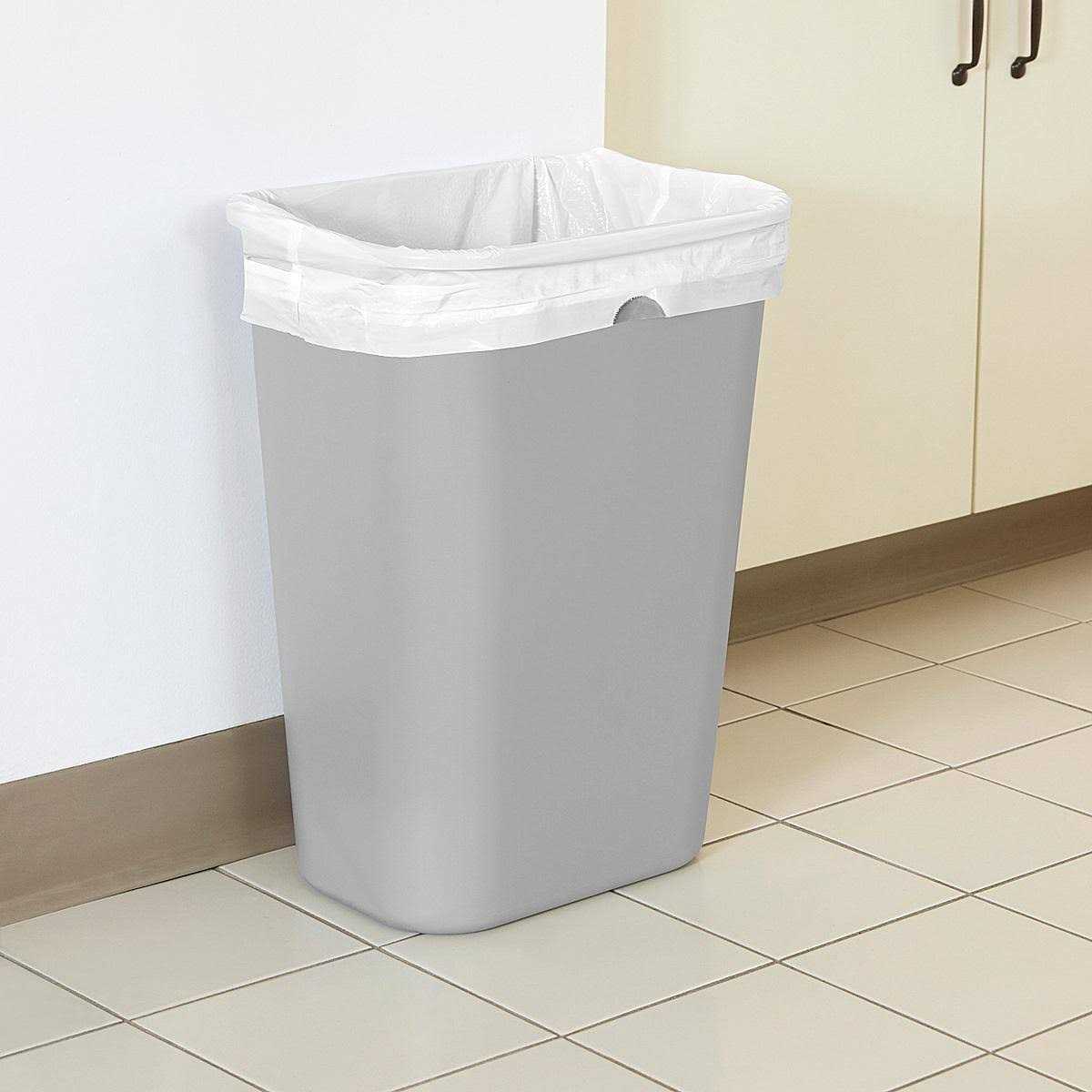 Rubbermaid Commercial Deskside Plastic Wastebasket - Image 4
