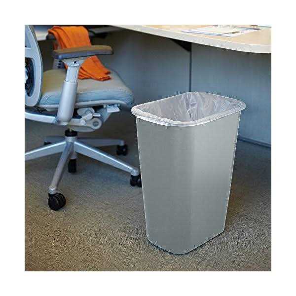 Rubbermaid Commercial Deskside Plastic Wastebasket - Image 3