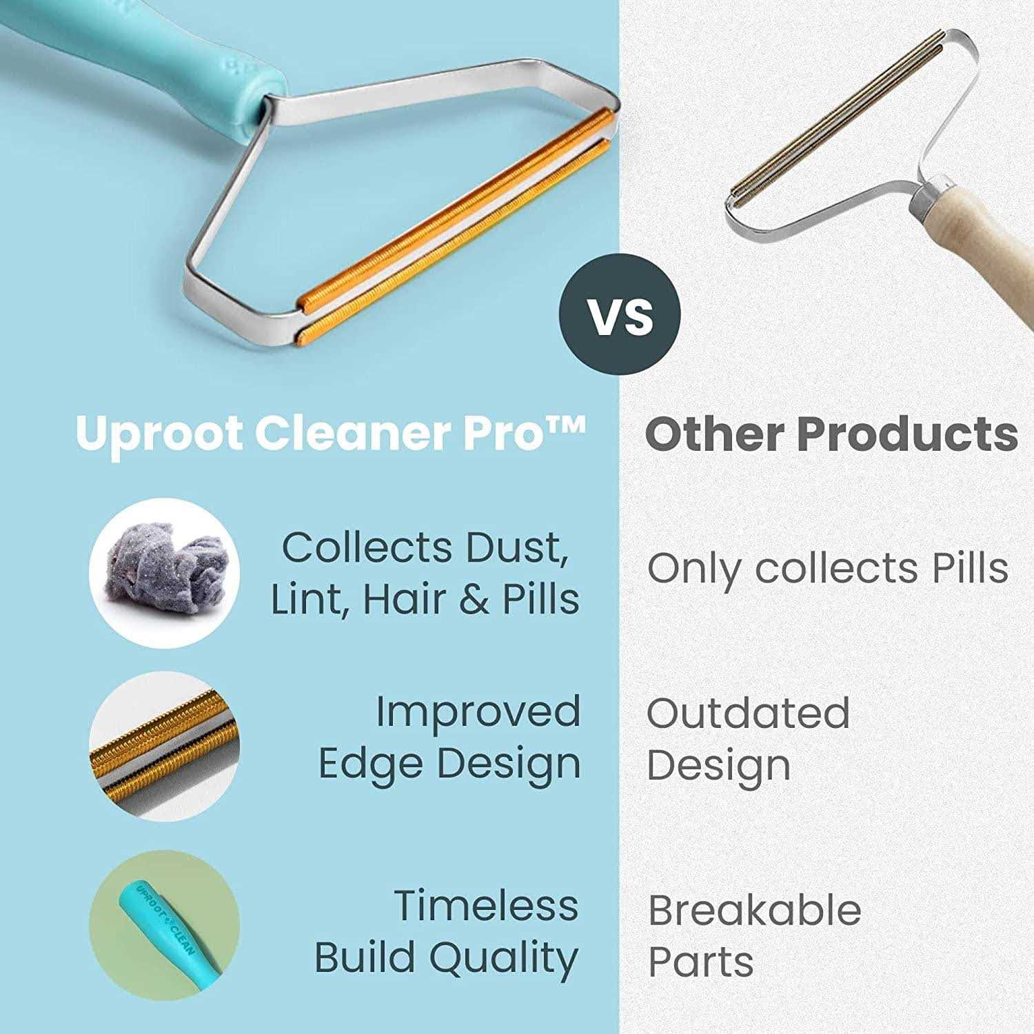 Uproot Cleaner Pro Pet Hair Remover Special Dog Hair Remover Multi Fabric Edge and Carpet Scraper by Uproot Clean - Image 2