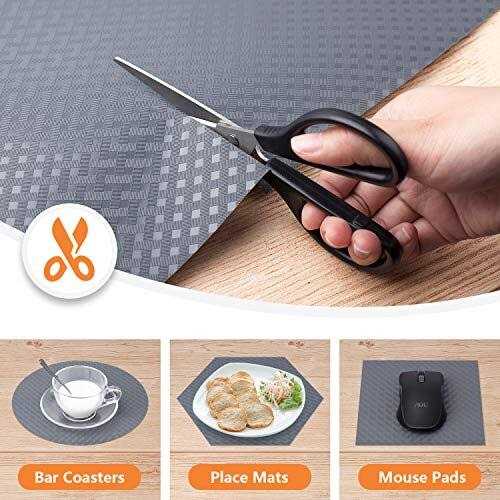 StaHom Shelf Liners for Kitchen Cabinets Refrigerator Liners Waterproof Oil-proof Kitchen Cupboard Liner Drawer Mats Eva Material Non Adhesive - Image 3