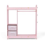Teamson Kids Fantasy Fields Clothing Rack with Storage