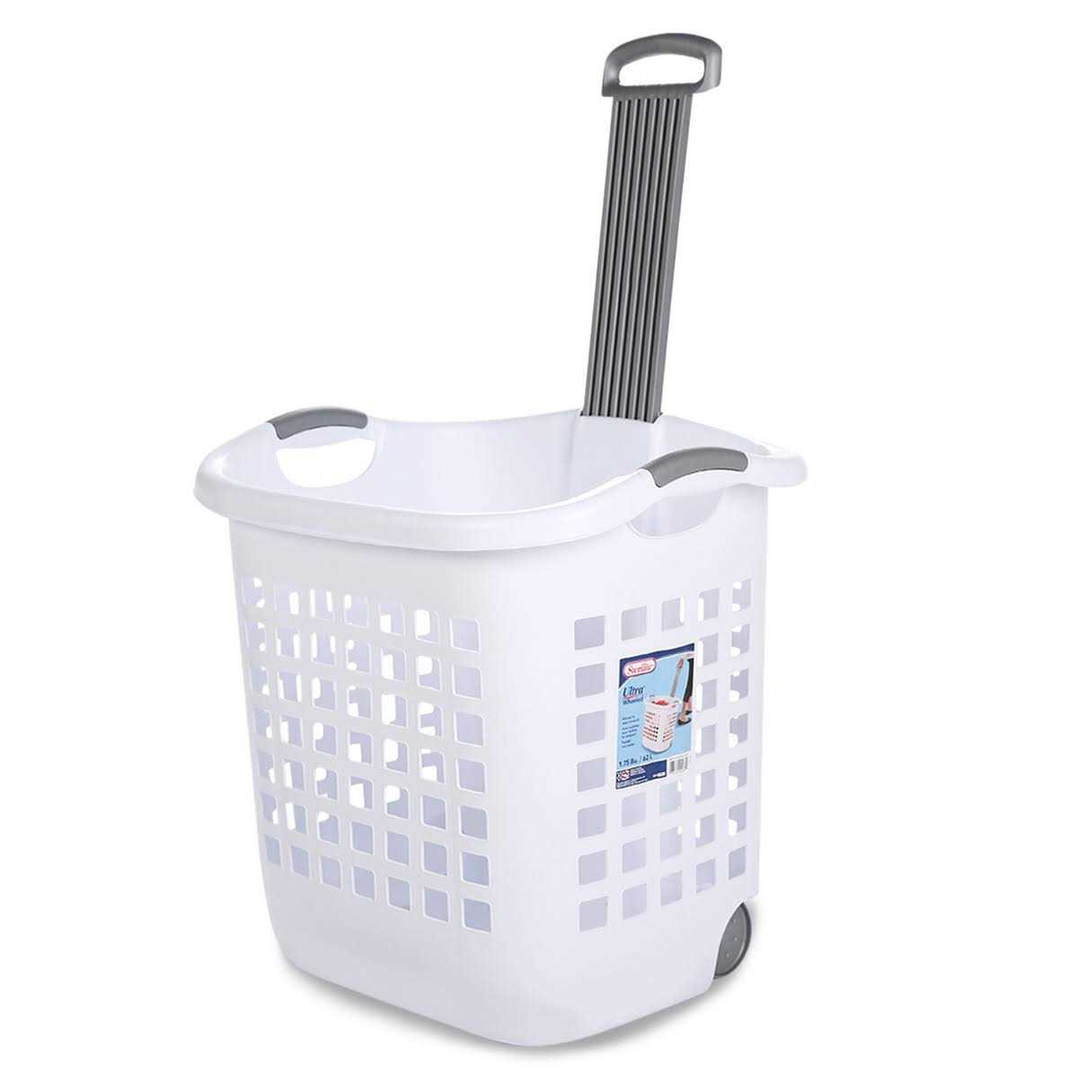 Sterilite Wheeled Laundry Basket