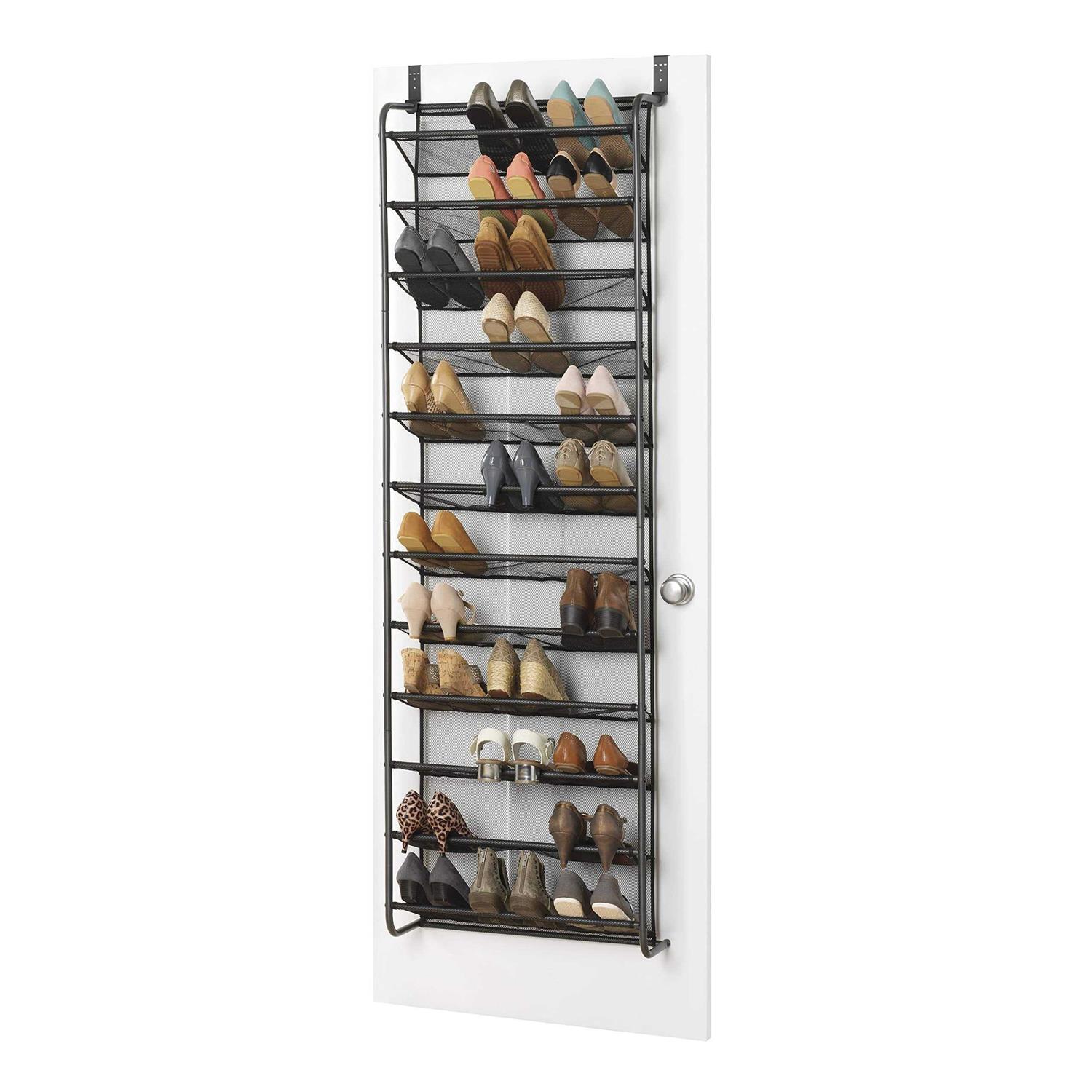 Whitmor 36 Pair Over The Door Shoe Rack
