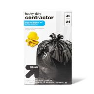 up & up Heavy-Duty Contractor Flap-Tie Trash Bags