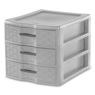 Sterilite 3 Drawer Weave Medium