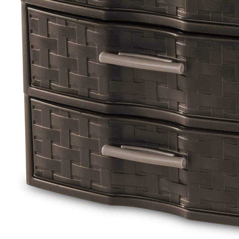 Sterilite 3 Drawer Weave Medium - Image 2