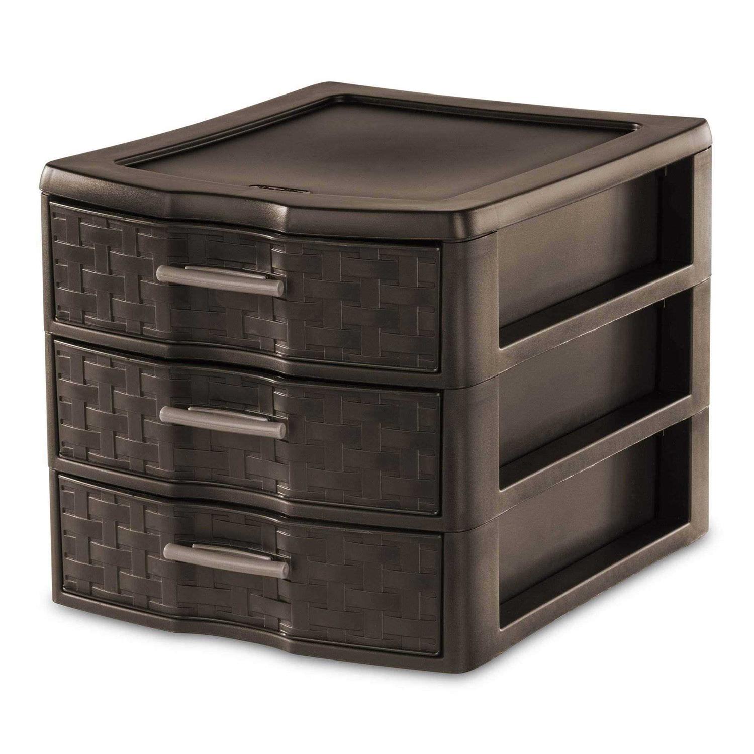 Sterilite 3 Drawer Weave Medium - Image 4