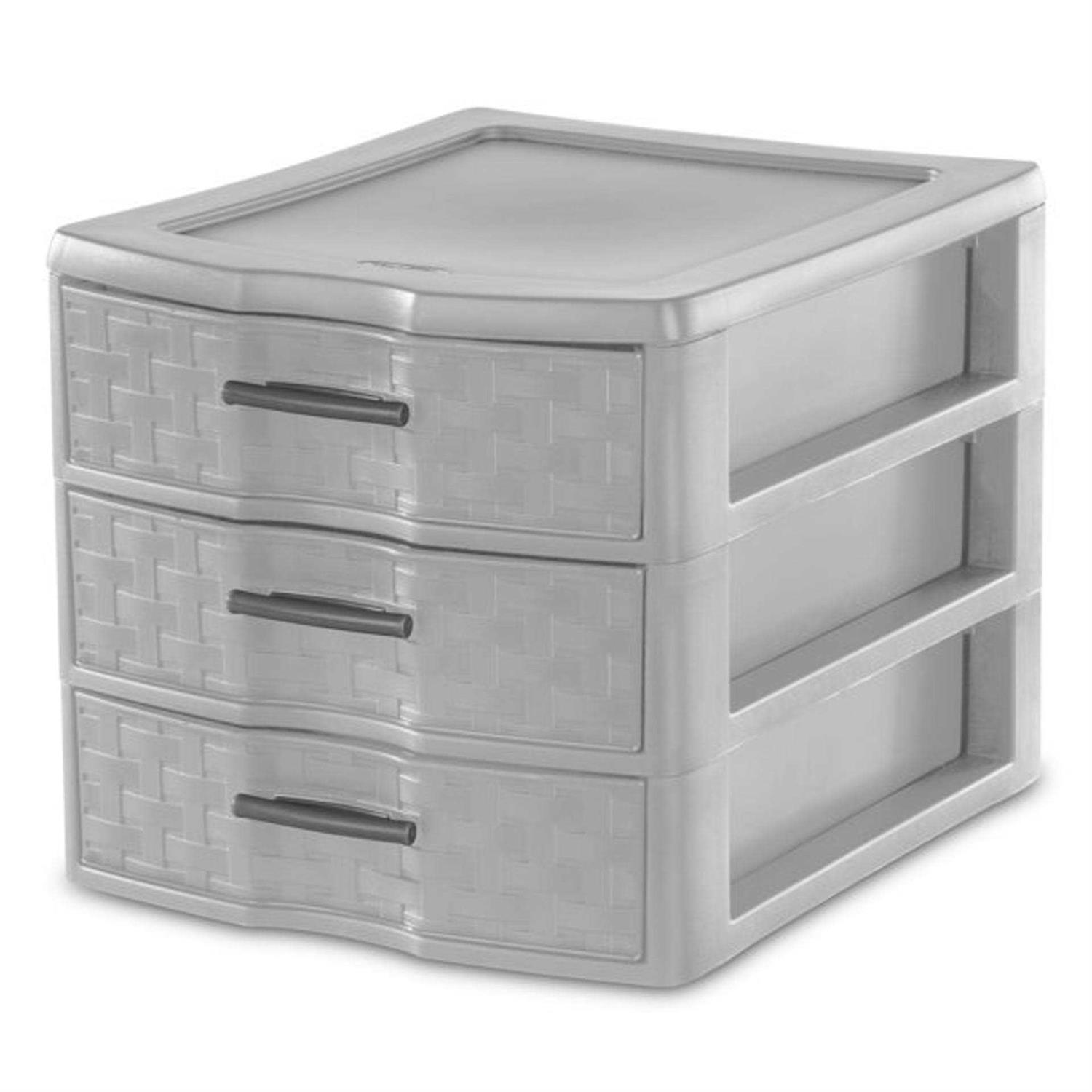Sterilite 3 Drawer Weave Medium - Image 4