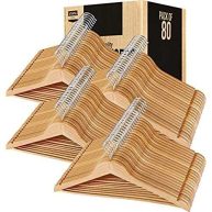 Utopia Home Premium Wooden Hangers