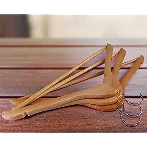 Utopia Home Premium Wooden Hangers - Image 2