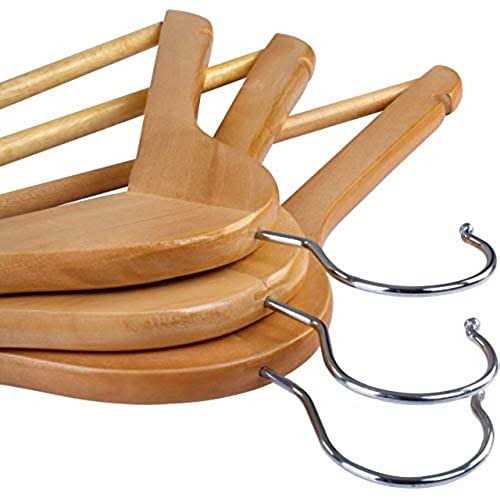 Utopia Home Premium Wooden Hangers - Image 4