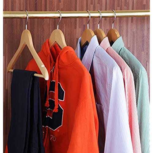 Utopia Home Premium Wooden Hangers - Image 5