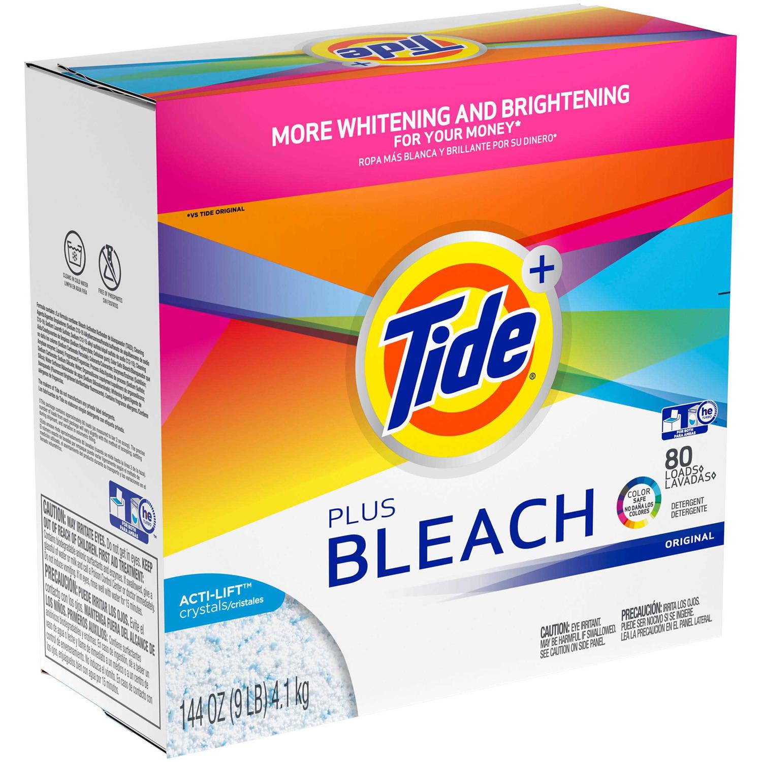 Tide Laundry Detergent with Bleach - Image 2