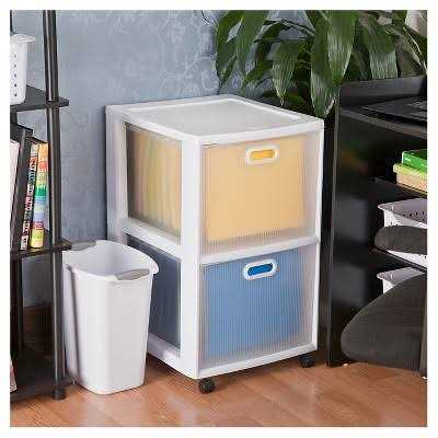 Sterilite Ultra 2-Drawer Storage Cart - Image 2