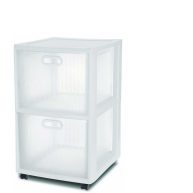 Sterilite Ultra 2-Drawer Storage Cart