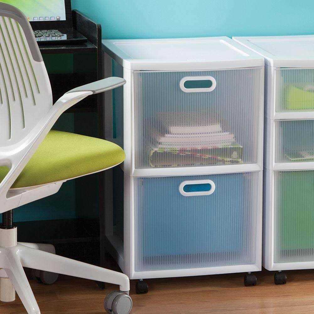 Sterilite Ultra 2-Drawer Storage Cart