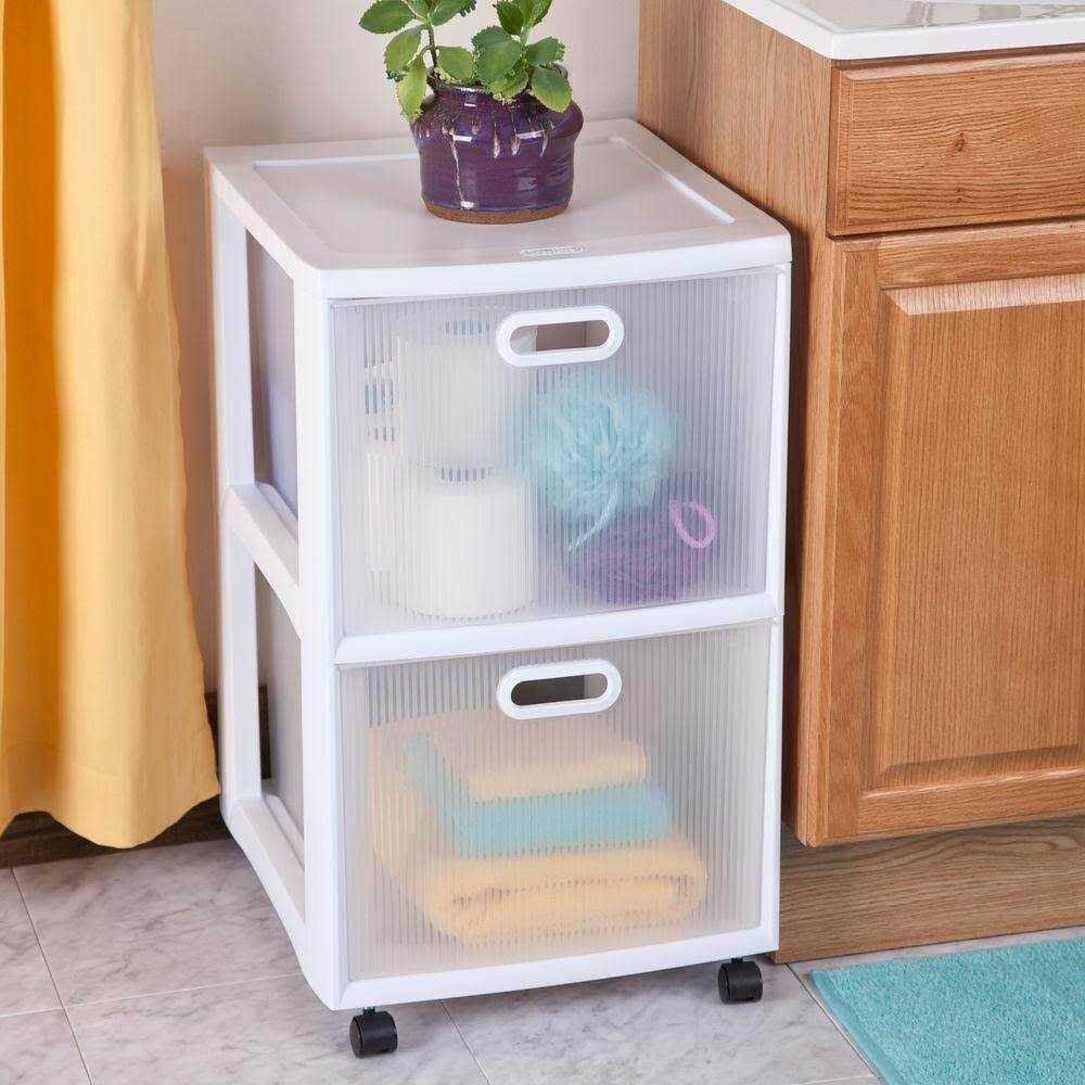Sterilite Ultra 2-Drawer Storage Cart - Image 2