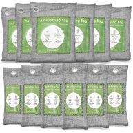 Vitscan 12 Pack Bamboo Charcoal Air Purifying Bag Activated Charcoal Bags Odor Absorber