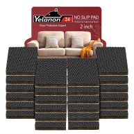 Yelanon Non Slip Furniture Pads -24 pcs 2&” Furniture Grippers Hardwood Floors