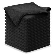 Usanooks Microfiber Cleaning Cloth 12Pcs High Performance 1200 Washes