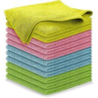 Usanooks Microfiber Cleaning Cloth 12Pcs High Performance 1200 Washes