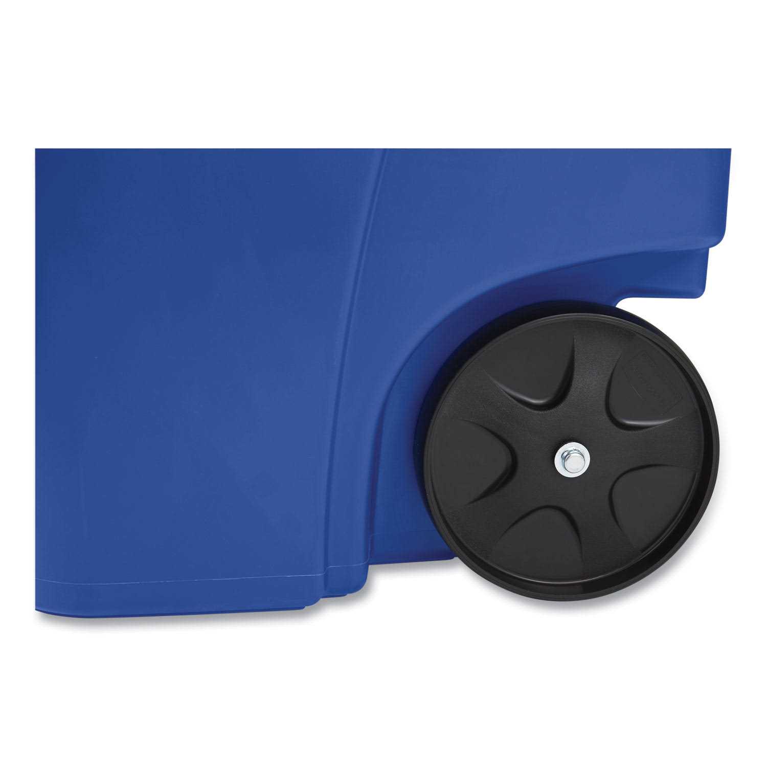 Rubbermaid Commercial Brute Recycling Rollout Container FG9W2773BLUE - Image 5