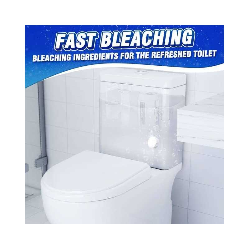 Vacplus Toilet Bowl Cleaner Tablets Automatic Toilet Bowl Cleaners with Bleach - Image 4