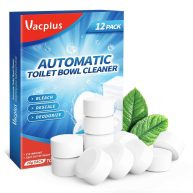 Vacplus Toilet Bowl Cleaner Tablets Automatic Toilet Bowl Cleaners with Bleach