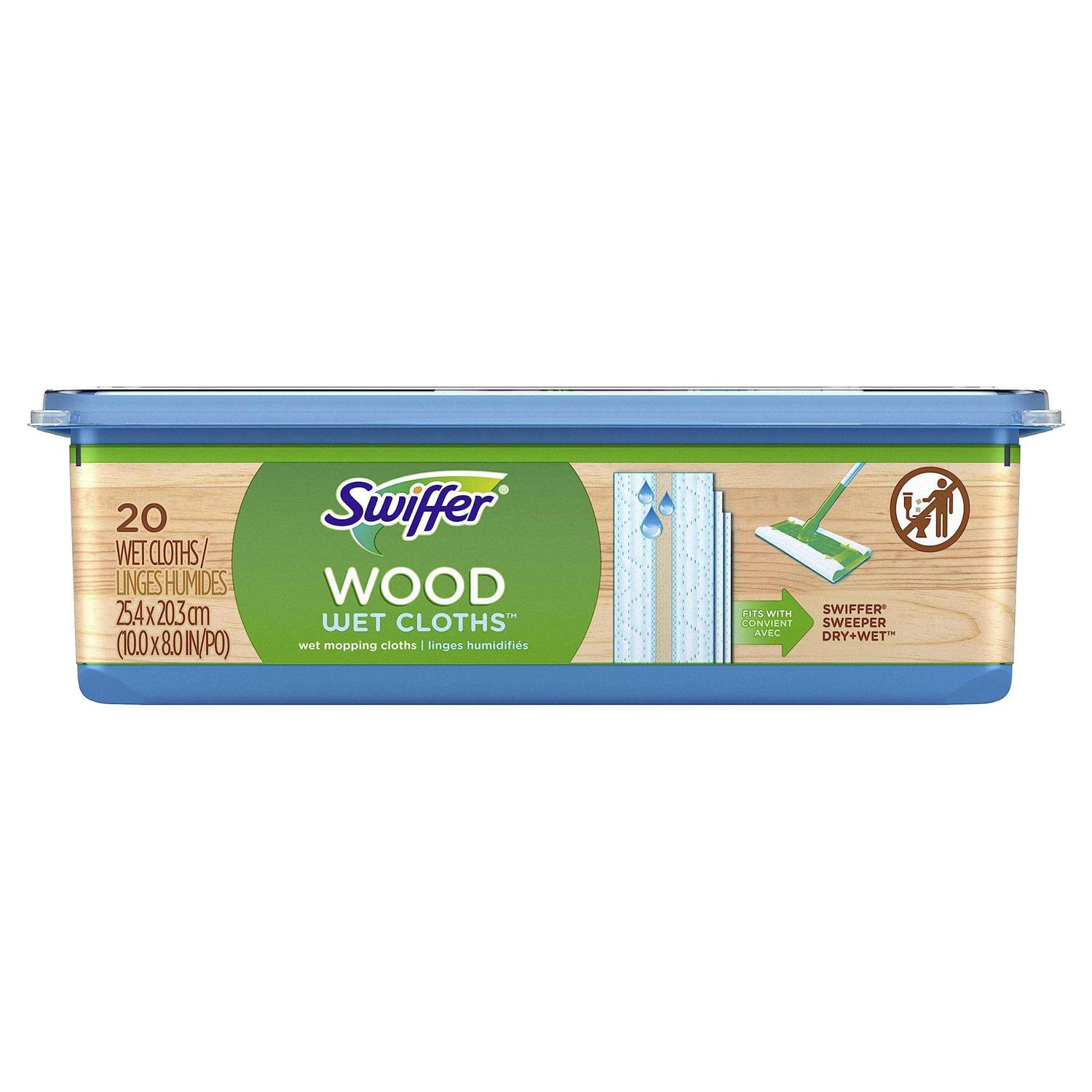 Swiffer Sweeper Wet Wood Floor Mopping Cloths