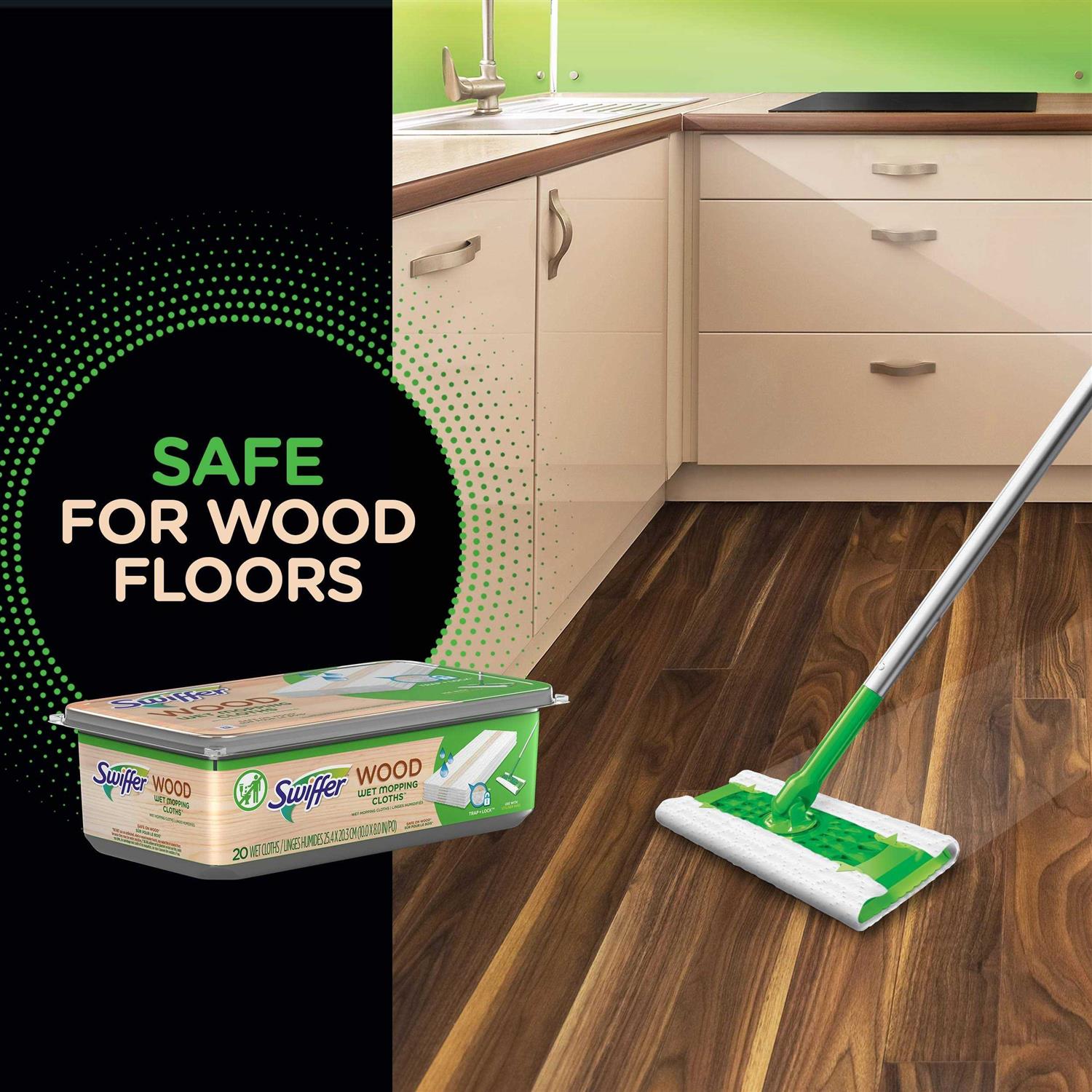 Swiffer Sweeper Wet Wood Floor Mopping Cloths - Image 5