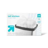 Up & Up Unscented Tall Kitchen Flap-Tie 13-Gallon Trash Bags