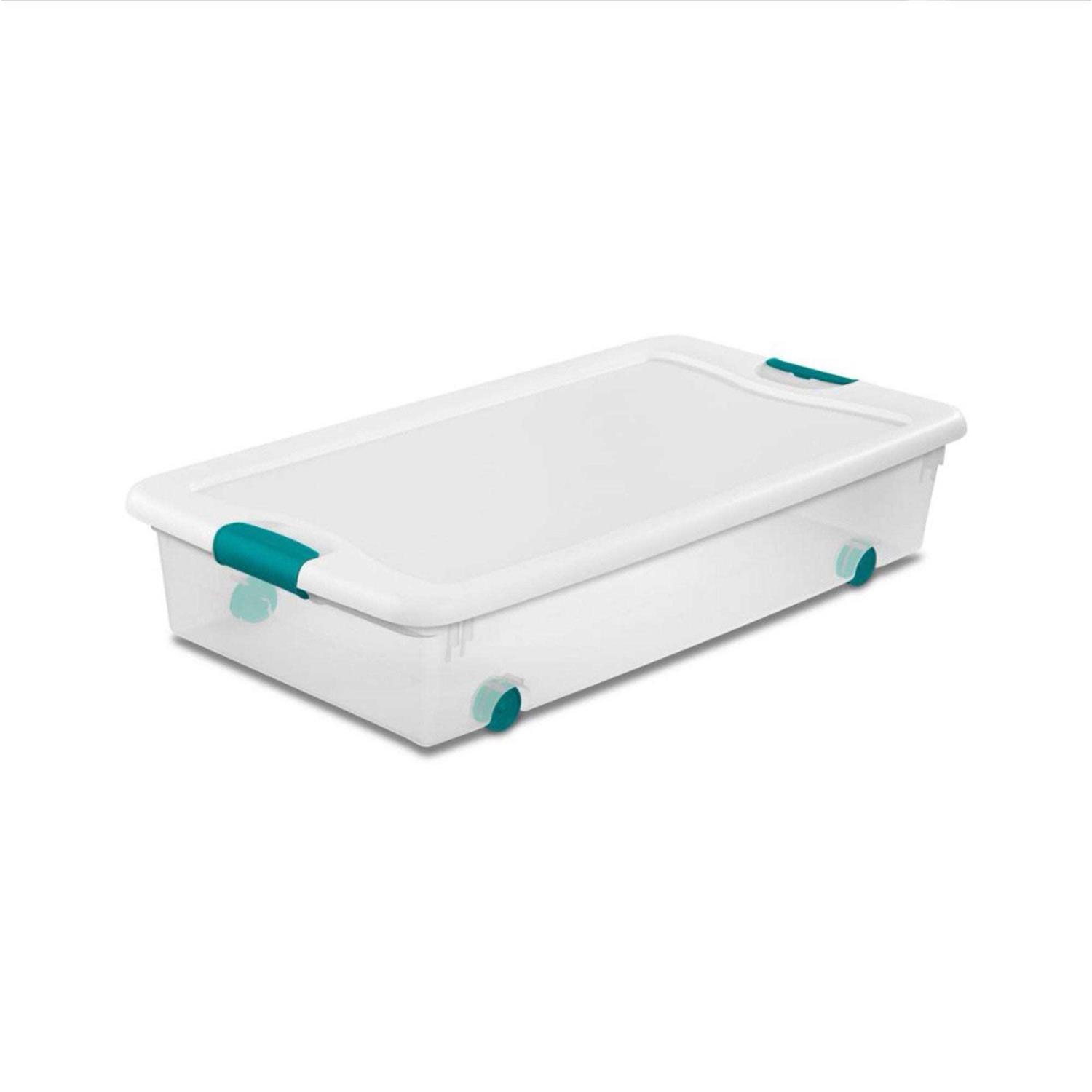 Sterilite 56 qt Latching Storage Box – Wheeled
