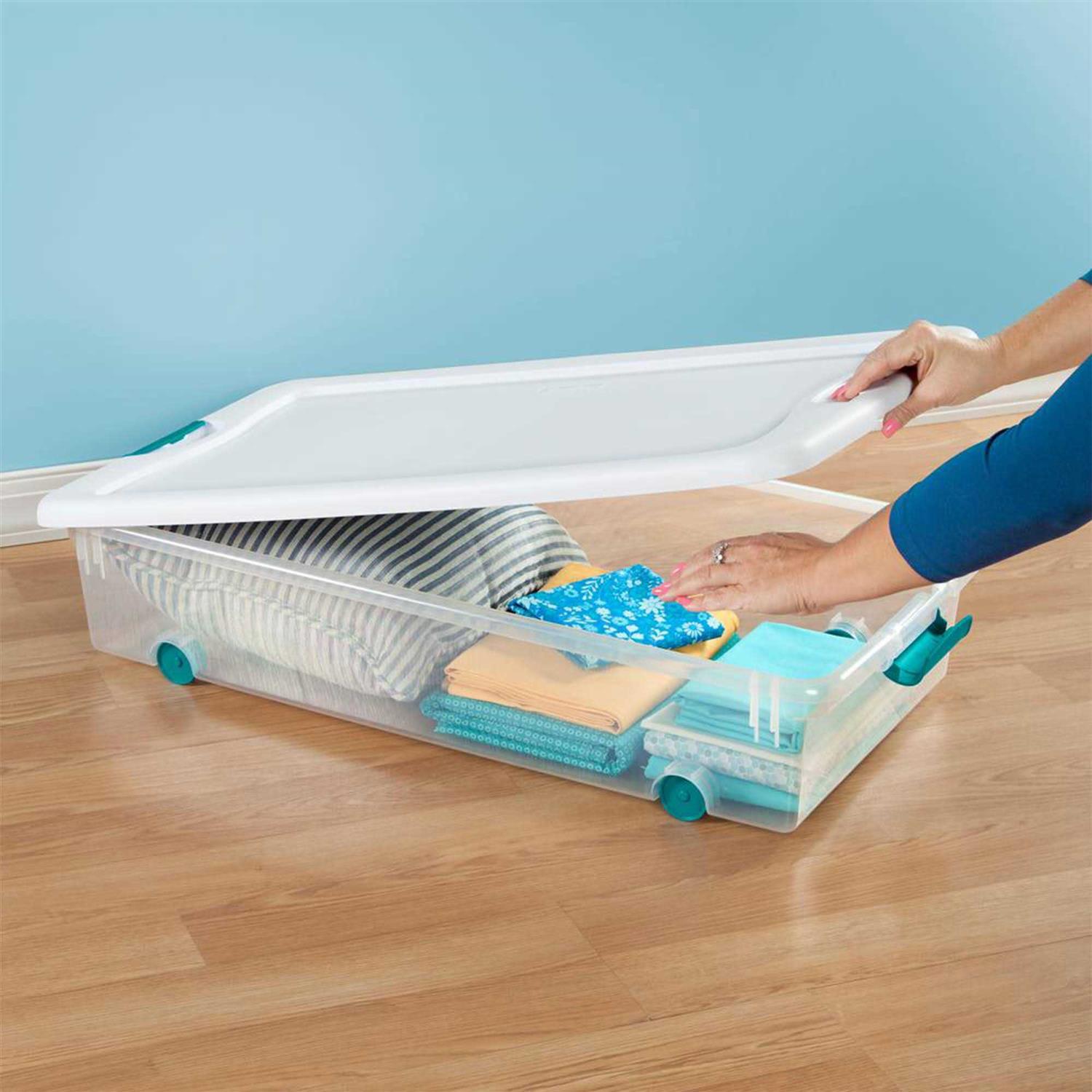 Sterilite 56 qt Latching Storage Box – Wheeled - Image 5