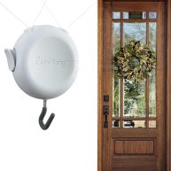 Wreath Hanger for Glass Doors Metal Doors & Screen Doors – ZIPNHANG XTRA