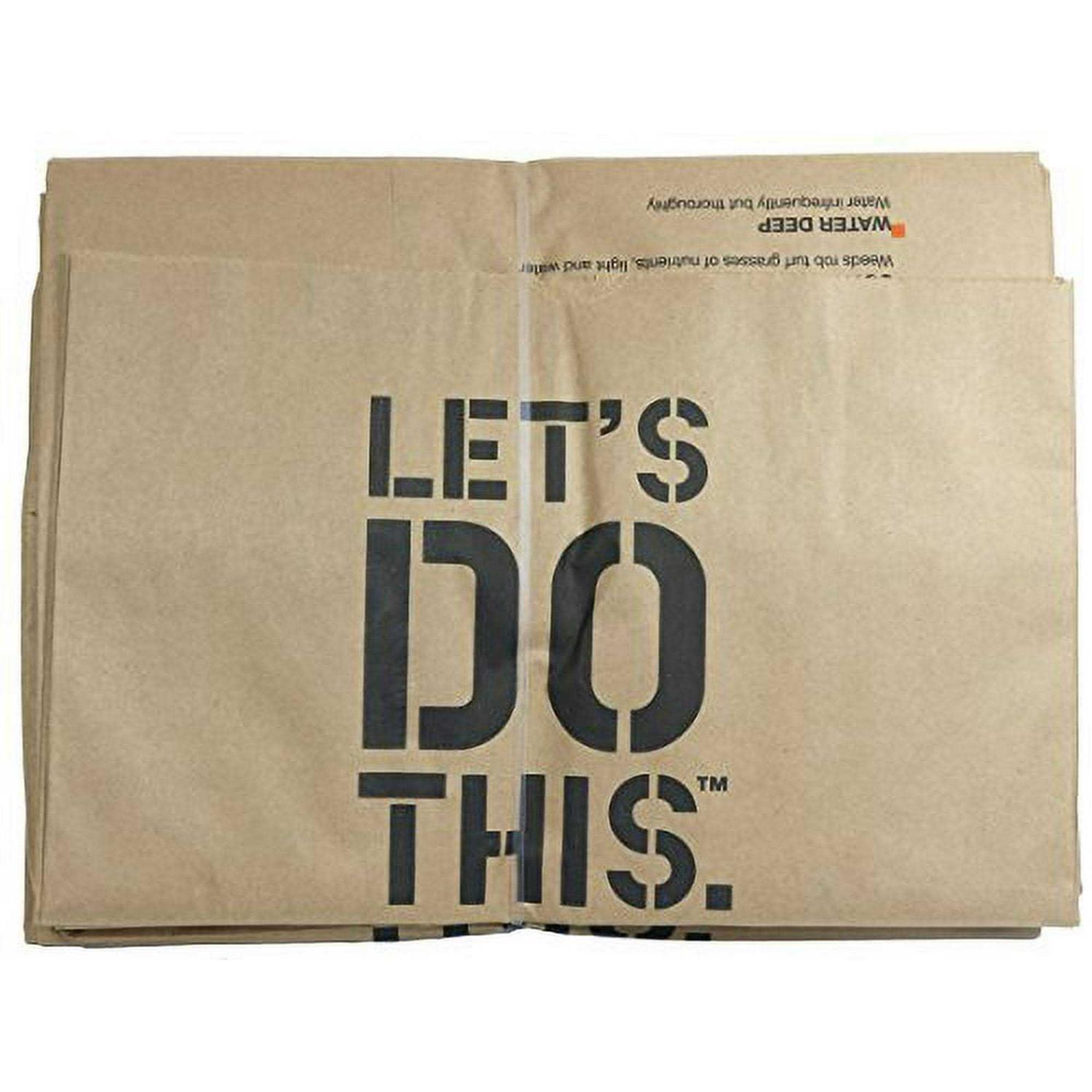 The Home Depot 49022-25pk Heavy Duty Brown Paper Lawn and Refuse Bags for Home and Garden - Image 2