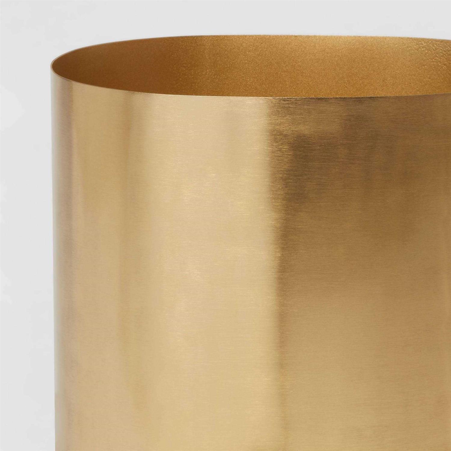 Threshold Brushed Brass Waste Can Gold - Image 2