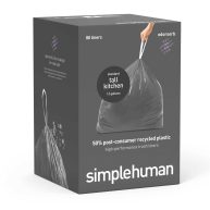simplehuman 13 Gal. Extra Strong Tall Kitchen Drawstring Trash Bags