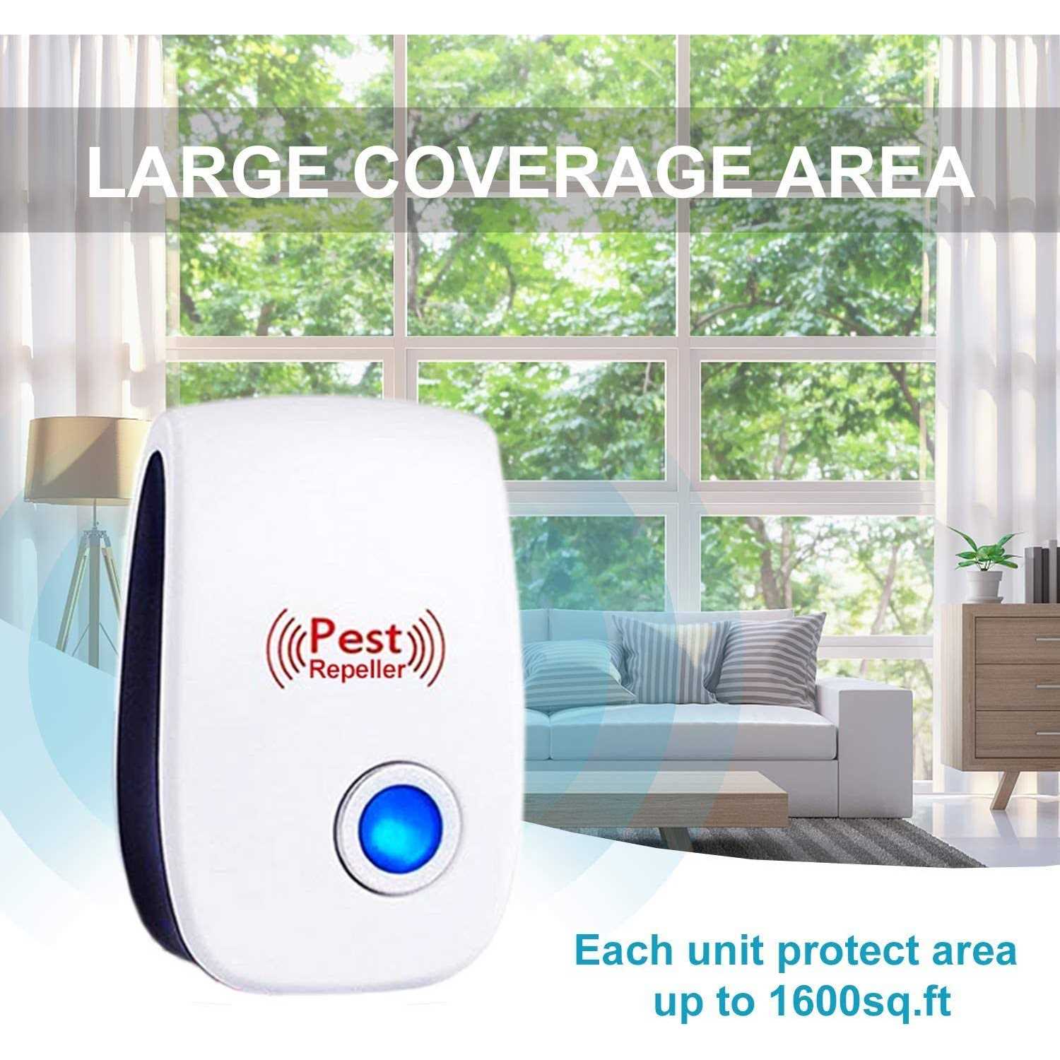Ultrasonic Pest Repeller Pack of 6 Pest Control Ultrasonic Repellent Electronic Insects Rodents Repellent for Mosquito - Image 5
